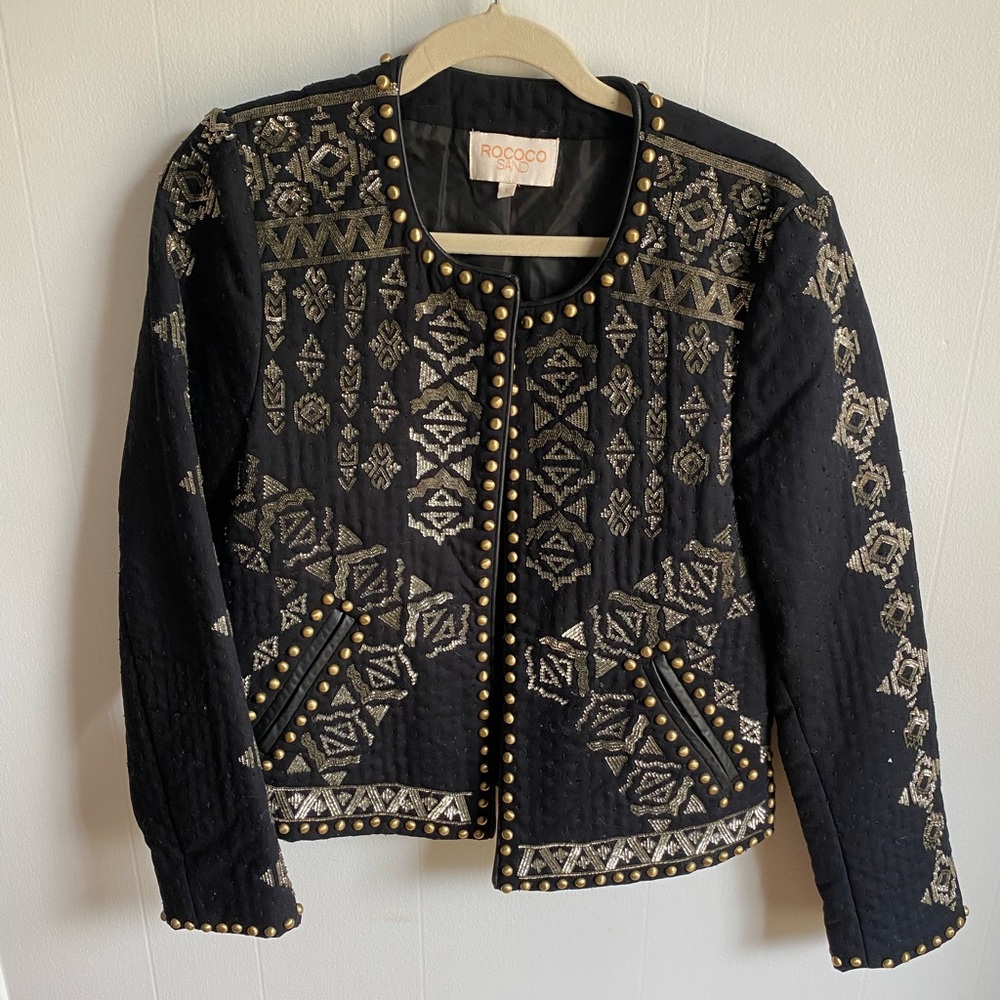 Rococo Sand Sequin Jacket - image 1